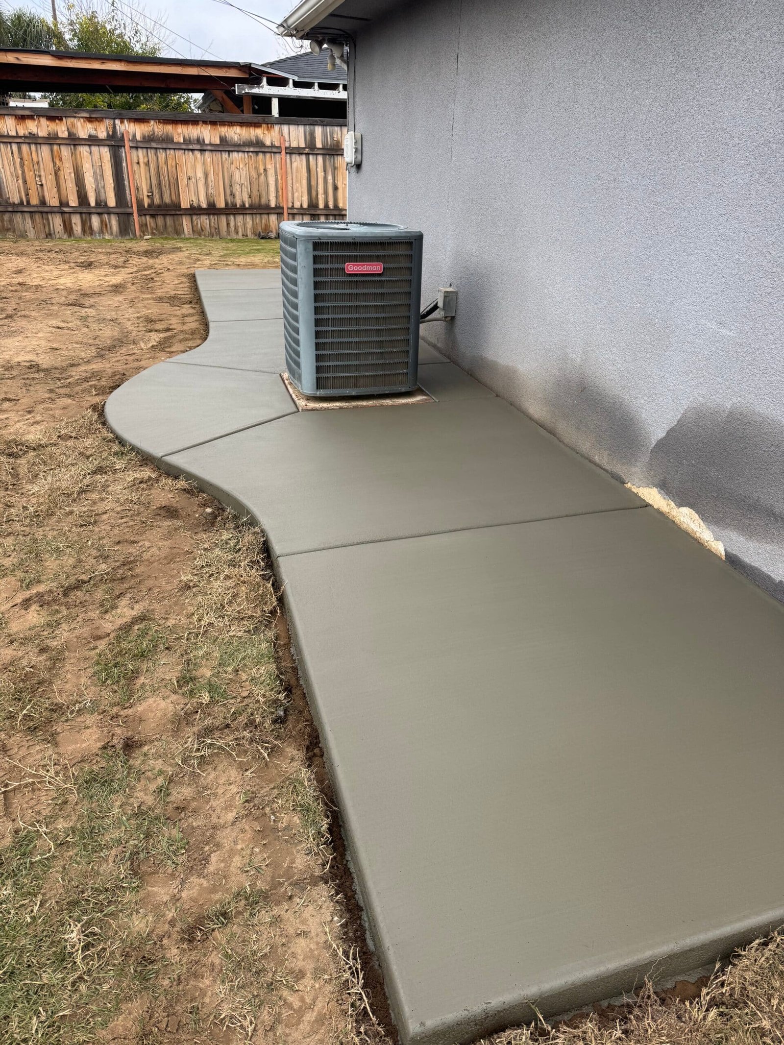 Recent concrete flatwork, July 2026